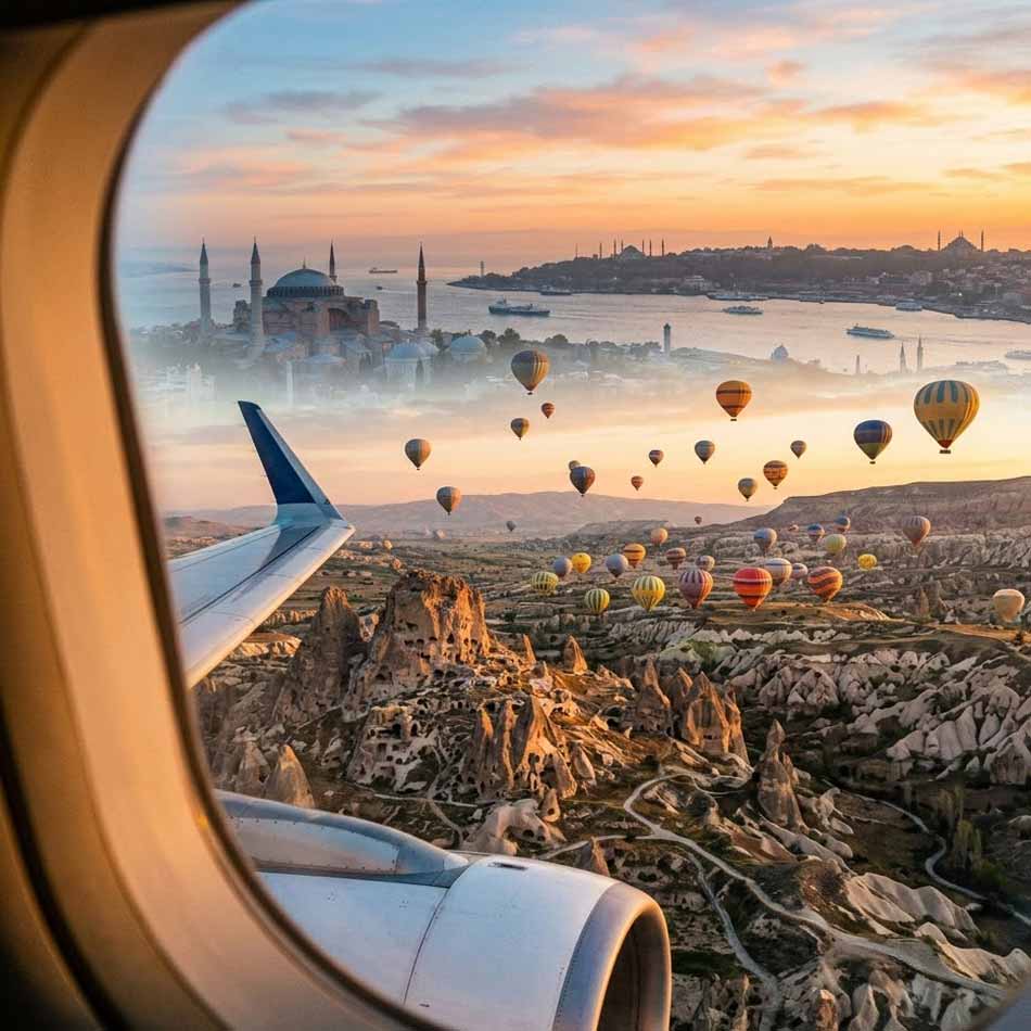 Istanbul-Cappadocia by Flight Tour